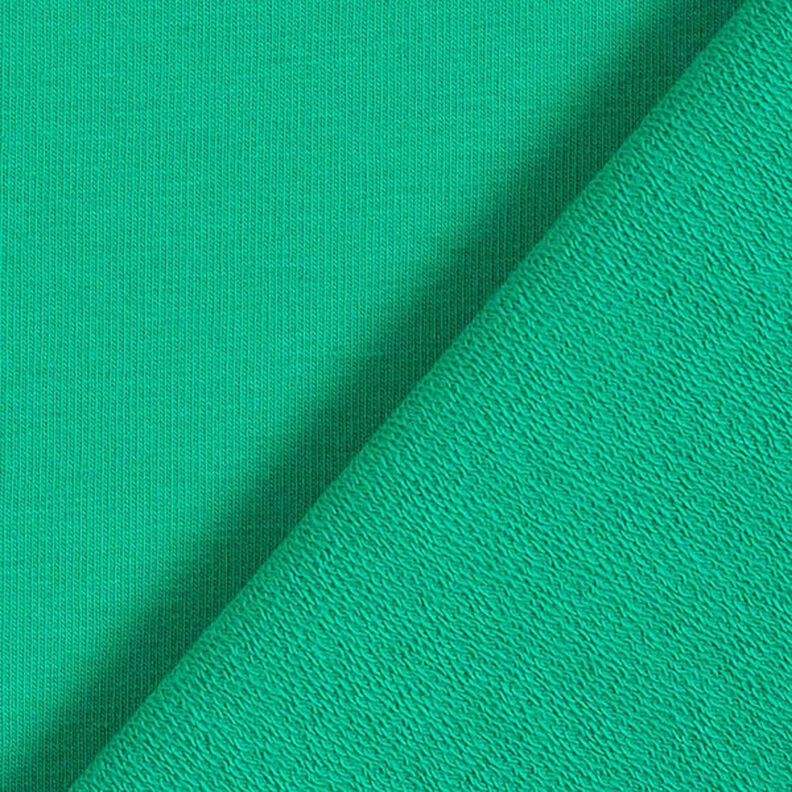 French Terry l&eacute;ger uni &ndash; vert,  image number 4