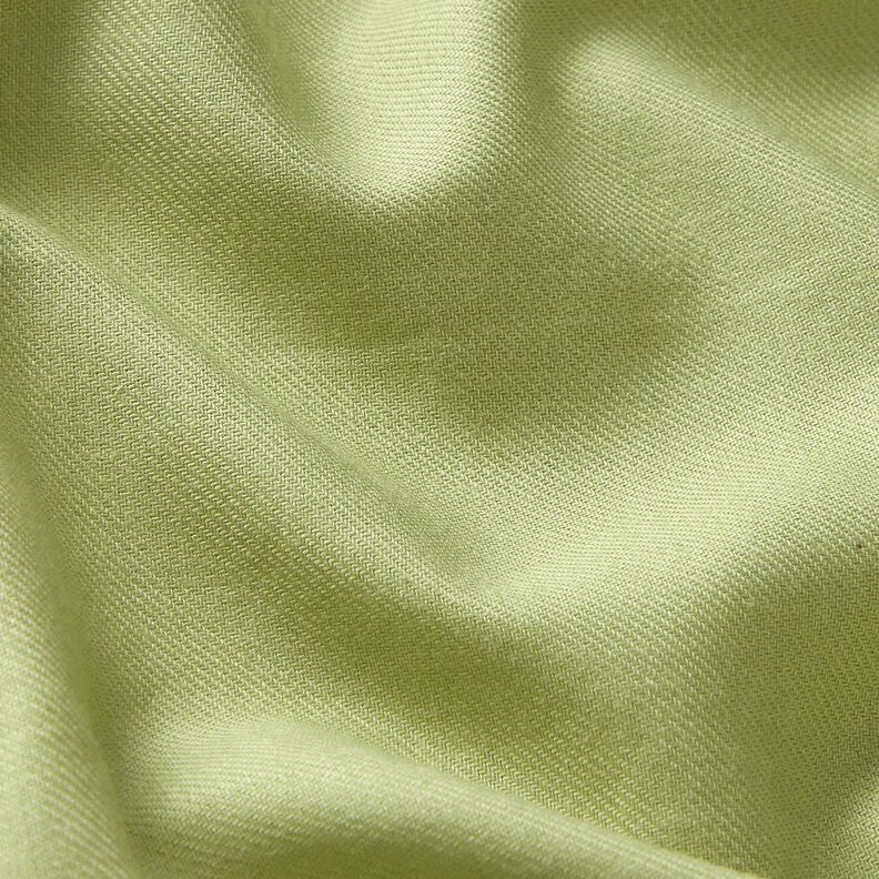 Tissu pour chemisier coton et viscose mélangés uni – vert clair,  image number 2