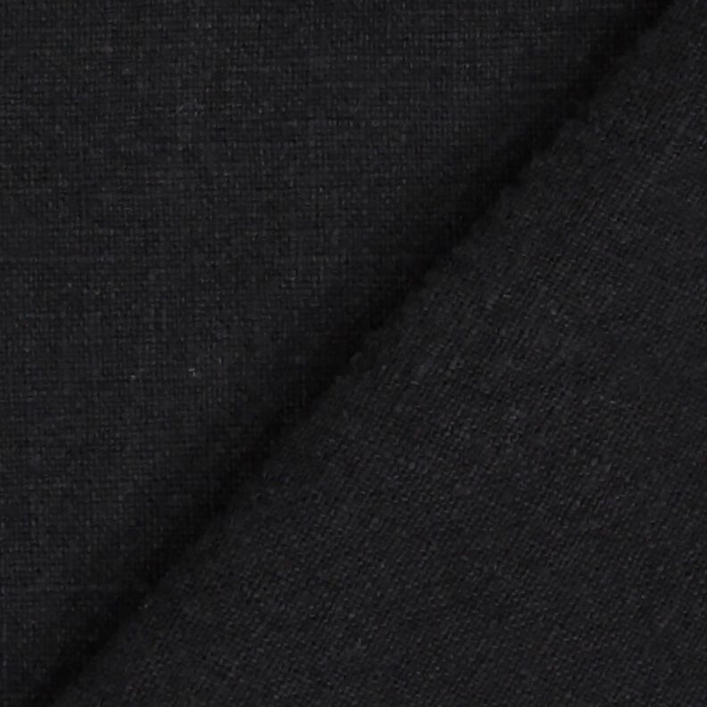 Tissu de Ramie–Mix stonewashed, qualité lourde – noir, image number 3