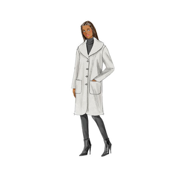 Manteau, Butterick 6107|32 - 40|42 - 50, image number 2