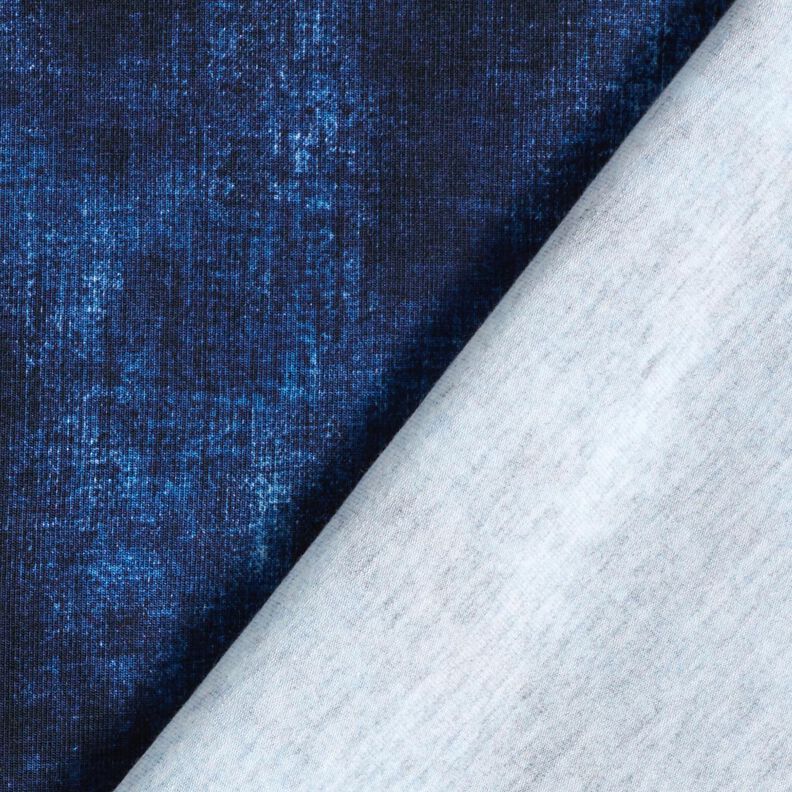 Jersey coton Aspect jean | Glitzerpüppi  – bleu nuit/indigo,  image number 4