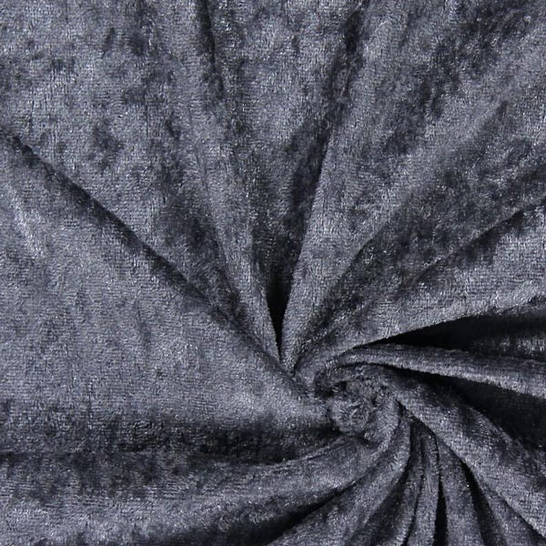 Panne de velours – gris foncé,  image number 1