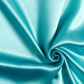 Rembourrage en satin uni – bleu aqua, 