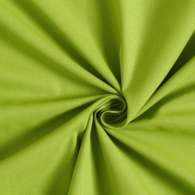 Tissu en coton Cretonne Uni – vert pomme,  image number 1