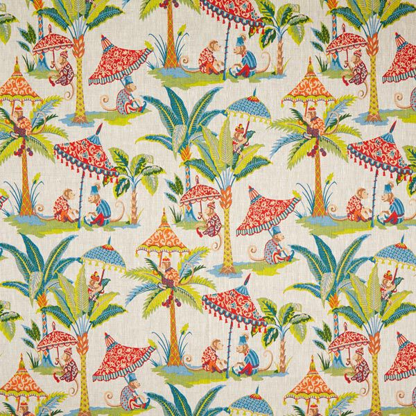 Lin de décoration Singe dans la jungle – nature,  image number 1