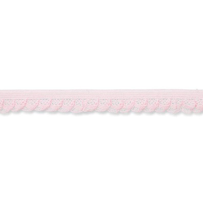Dentelle ruchée élastique [15 mm] – rose,  image number 2