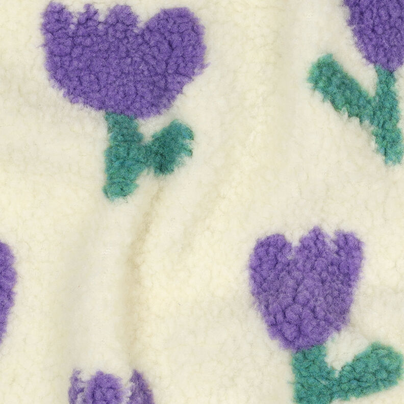 Ourson tulipes | Poppy Fabrics – ivoire, image number 2