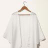 Batiste de coton fin Imprimé léopard ajouré en dobby – blanc/anémone,  thumbnail number 6