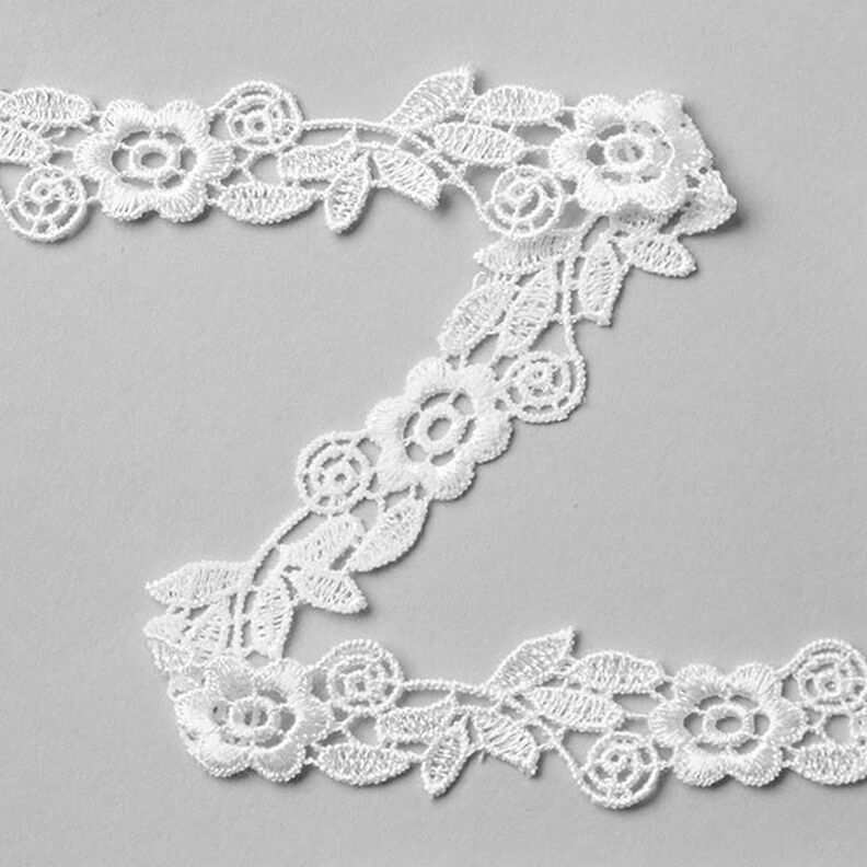 Dentelle aux fuseaux Lilly - blanc cassé,  image number 1