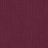 GOTS Tissu triple gaze de coton – merlot,  thumbnail number 1