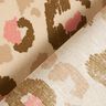 Popeline coton Motif léopard – amande/vieux rose,  thumbnail number 4