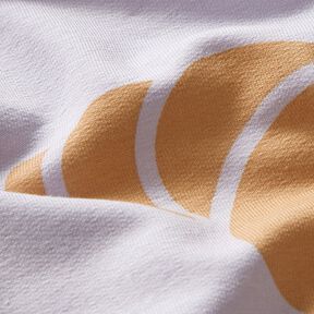 French Terry Sweat d’été Grands croissants – lilas pastel, 