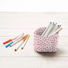Tissu de décoration sergé coton mini cœurs – rose clair,  thumbnail number 8
