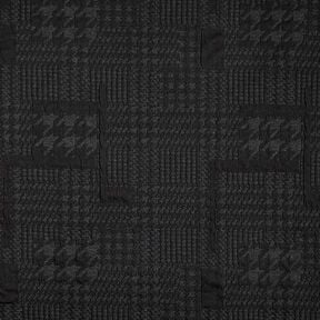 Maille cloquée Grand motif Prince de Galles – anthracite, 