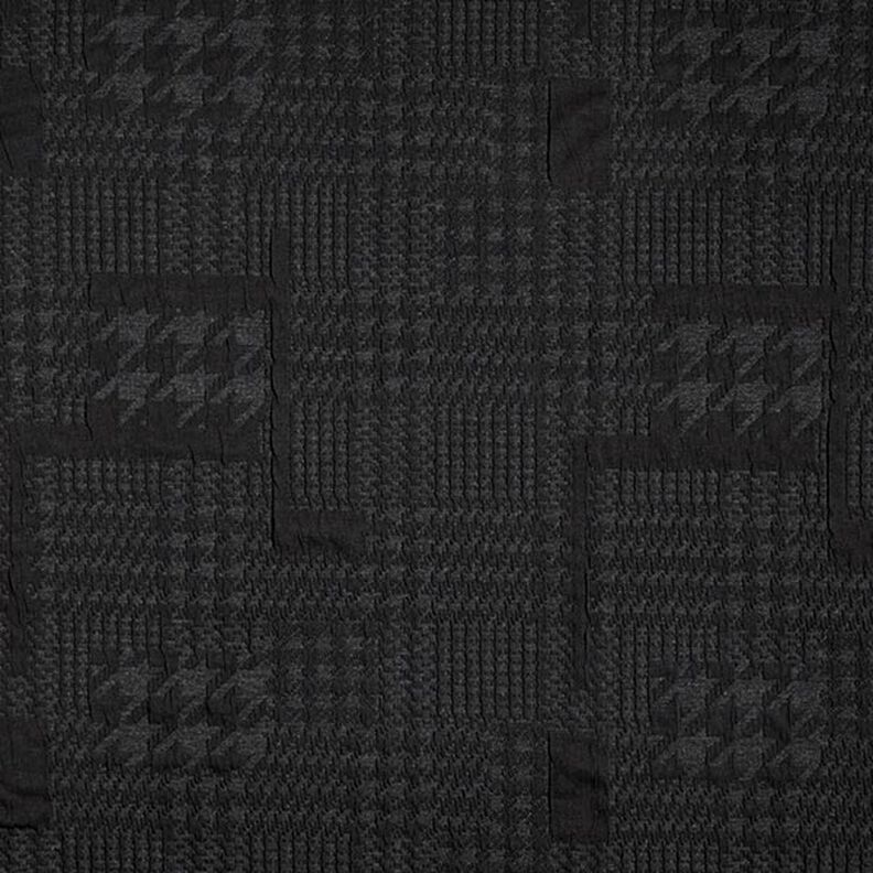 Maille cloquée Grand motif Prince de Galles – anthracite,  image number 1