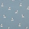 Jersey coton Zèbre espiègle – gris bleu,  thumbnail number 1