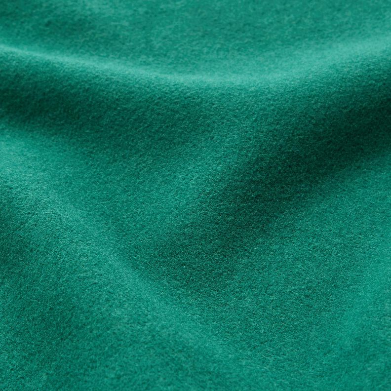 Tissu en polyester recyclé pour manteau – vert sapin,  image number 2
