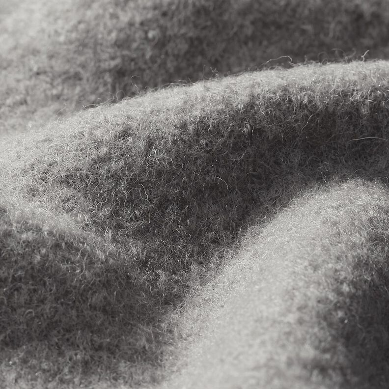 Loden de laine foulé – taupe foncé,  image number 2