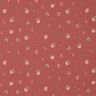 Tissu double gaze de coton Fleurs délicates | by Poppy – bordeaux,  thumbnail number 1