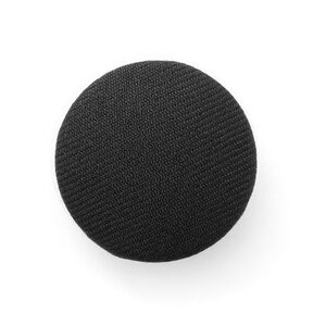 Bouton recouvert Gloss – noir, 
