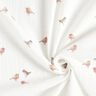 Tissu double gaze de coton Petits oiseaux – ivoire,  thumbnail number 3