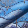 Tissu déco semi-panama Impression numérique paysage d’hiver – bleu clair/bleu nuit,  thumbnail number 2