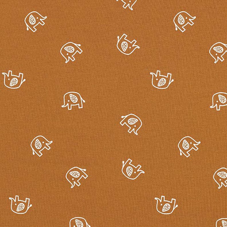 Jersey coton Bébés éléphants – bronze,  image number 1