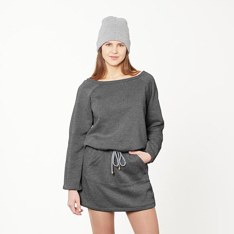 Sweatshirt mélangé gratté – gris foncé,  image number 9