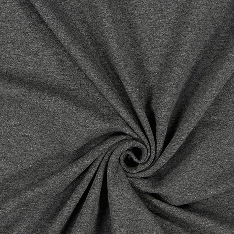 French Terry léger chiné – anthracite,  image number 1