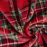 Polaire douillet Carreaux classiques – rouge foncé/vert sapin,  thumbnail number 3
