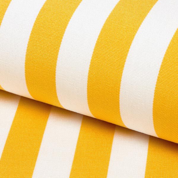 Extérieur Tissu pour chaise longue Rayures verticales, 44 cm – jaune,  image number 1