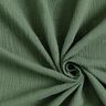 Tissu double gaze de coton Dentelle brodée Vrilles de fleurs – vert foncé,  thumbnail number 3