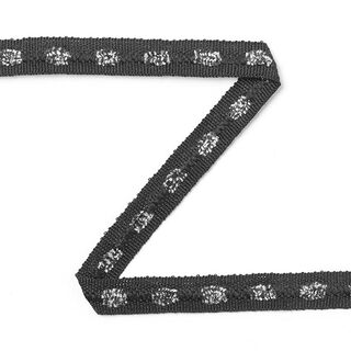Ruban de reps Distressed - noir, 