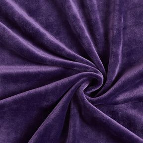 Velours stretch Tissu Nicki – prune, 