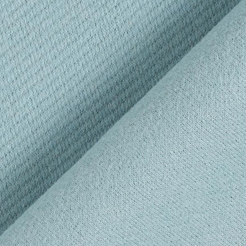 Tissu pour manteau en laine mélangée, uni – bleu pigeon,  image number 3