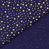 Tissu en coton Cretonne Ciel étoilé de Noël petit – bleu marine/or,  thumbnail number 3