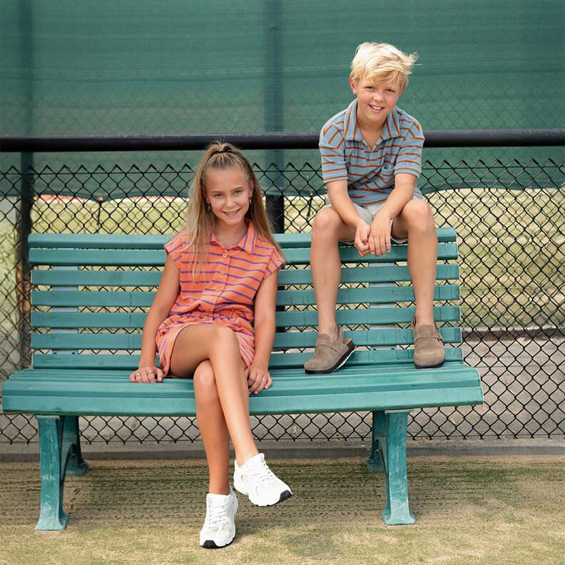 Jersey éponge Rayures | Poppy Fabrics – violet pastel/pourpre,  image number 6