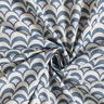 Tissu en coton Popeline arcs élégants – gris bleu/taupe clair,  thumbnail number 3