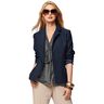 Bi-Stretch Gabardine – bleu noir,  thumbnail number 6
