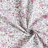 Popeline coton Mer de fleurs Impression numérique – blanc/pourpre,  thumbnail number 3
