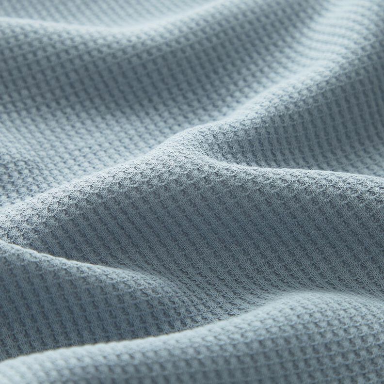 Jersey gaufré Uni – bleu clair, image number 2