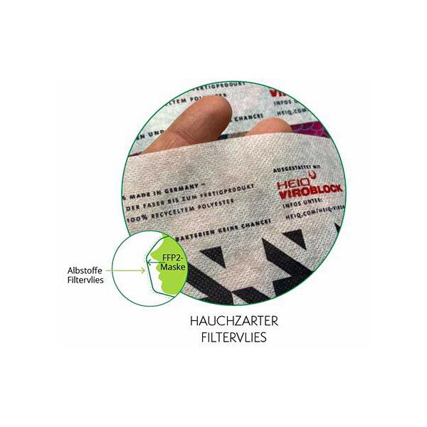 SHIELD CoverMe HEIQ Viroblock Supahero – bleu marine | Albstoffe,  image number 7