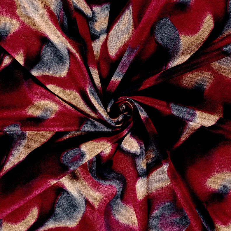 Jersey romanite Aurores boréales – rouge bordeaux/bleu acier, image number 3