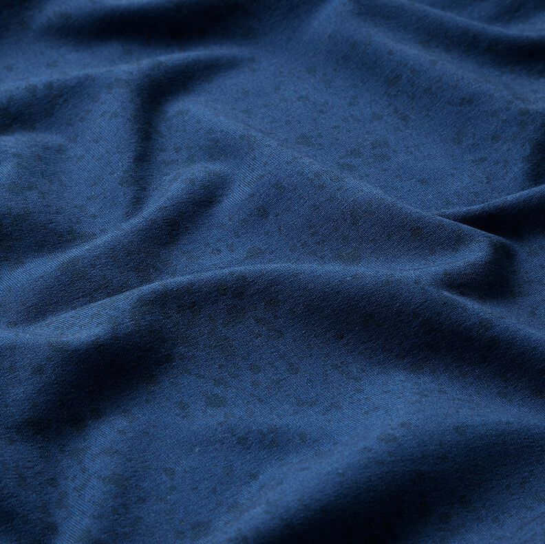 French Terry Tissu moucheté assorti | Glitzerpüppi – bleu marine, image number 2