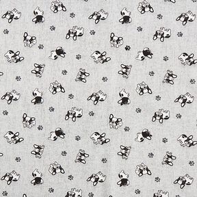 Tissu de décoration Canvas Bouledogue – gris, 
