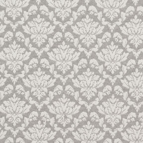 Jersey jacquard Ornements – gris clair/blanc, 