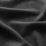 Tissu pour manteau en laine mélangée, uni – noir,  thumbnail number 2