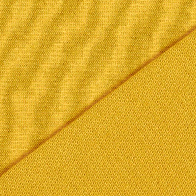 GOTS Bord-côtes coton | Tula – jaune curry,  image number 3