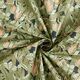 Tissu en coton Cretonne feuilles tropicales – noir/vert,  thumbnail number 4