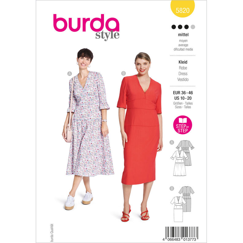 Robe | Burda 5820 | 36-46,  image number 1